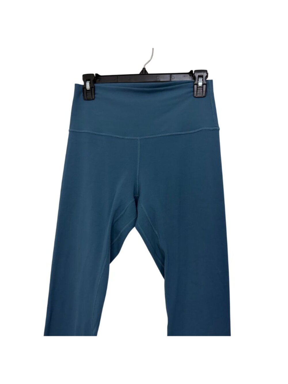 Lululemon Teal Blue High-Waisted Full-Length Leggings Size 8 Elastic Waistband - Picture 10 of 14